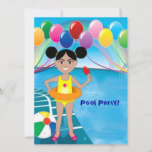 Pool Party Invitation