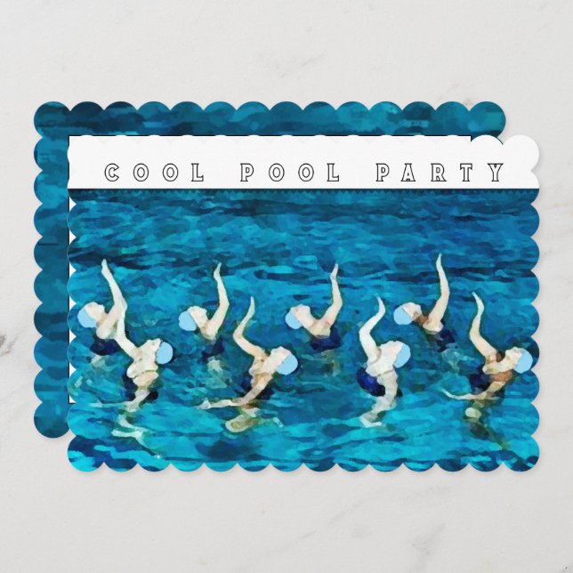 Pool Party Invitation (Front/Back)