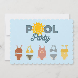 Pool Party Invitation