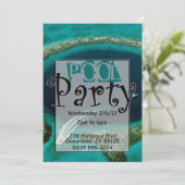 Pool Party Invitation (Standing Front)