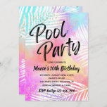 Pool Party Invitation | Pool Party Birthday<br><div class="desc">Pool Party Birthday Invitation.
Ready to be personalized by you!</div>