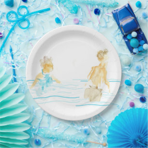 Pool Party Napkins Paper Plates