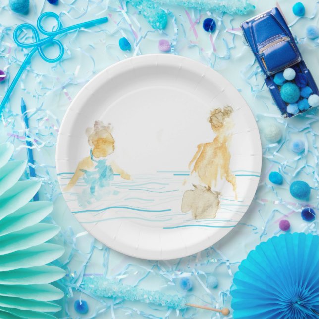 Pool Party Napkins Paper Plates (Party)