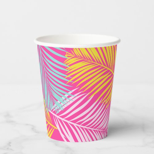 Pool Party Paper Cups  Tropical Party Cups