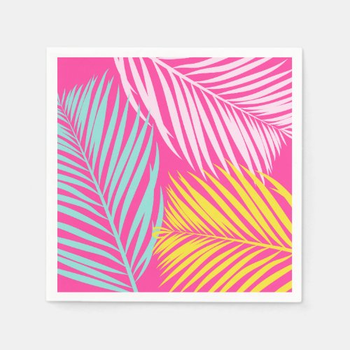 Pool Party Paper Napkins  Tropical Paper Napkins