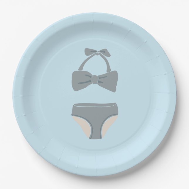 Pool Party Paper Plates (Front)
