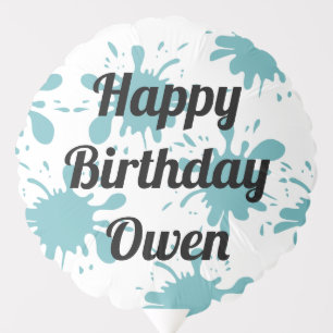 Pool Party Personalized Balloon