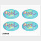 Pool Party Personalized Birthday Favor Sticker | Zazzle