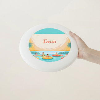 Pool Party Personalized Pool Floats Wham-O Frisbee