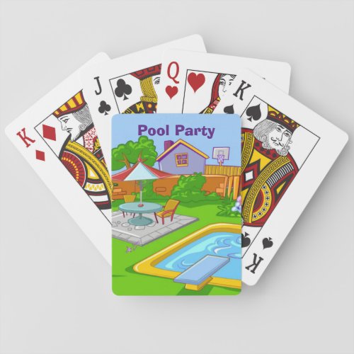 Pool Party Playing Cards