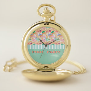 POOL PARTY POCKET WATCH