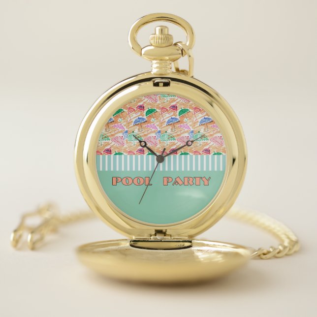 POOL PARTY  POCKET WATCH (Inside)