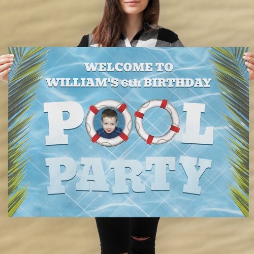 Pool Party Poster _ Kids Birthday Decor