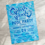 Pool Party Splish Splash Birthday Invitation