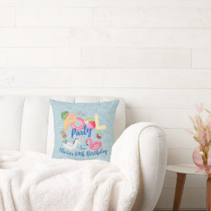 Pool Party Throw Pillow