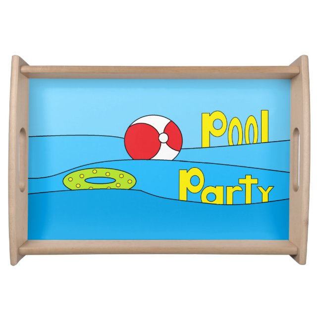 "Pool Party" Tray (Front)