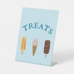 Pool Party "Treats" Sign