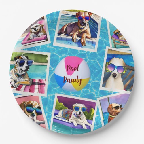 Pool Pawty Paper Plates