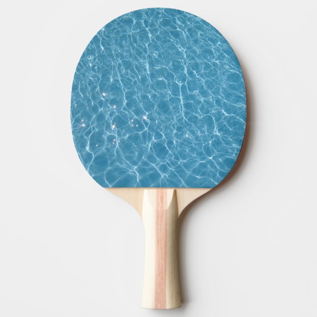 Pool Ping Pong Paddle, Red Rubber Back Ping-Pong Paddle (Front)