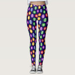 Pool Player Billiard Balls Pattern Leggings<br><div class="desc">Show your love of pool with these cool leggings printed with pool balls.</div>