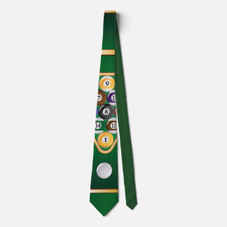 Pool Player Neck Tie