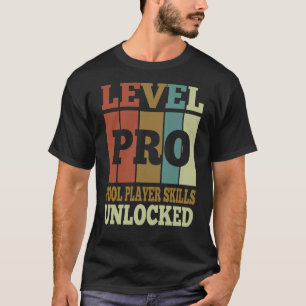 Pool Player Pro Unlocked Vintage Style Unique T-Shirt