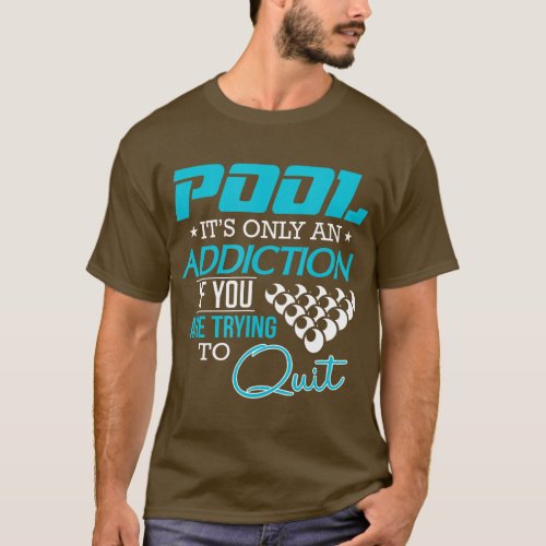 Pool Players Funny Billiard  T_Shirt