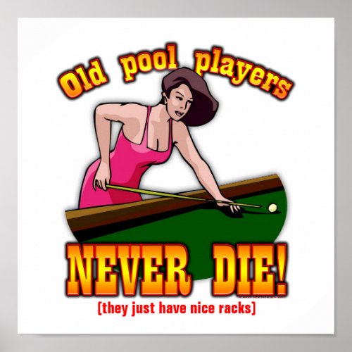 Pool Players Poster