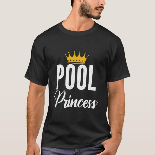 Pool Princess Pool Billiards Princess T-Shirt (Front)