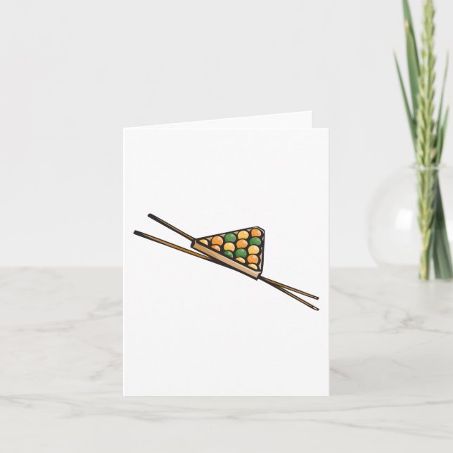 Pool Rack Billiards Card (Front)