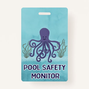 Pool Safety Monitor Badge
