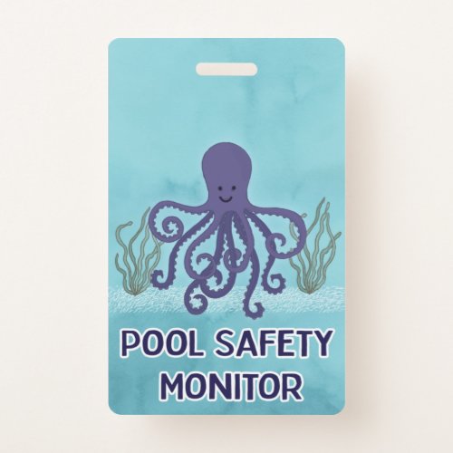 Pool Safety Monitor Badge
