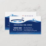 Pool Service Business Card at Zazzle