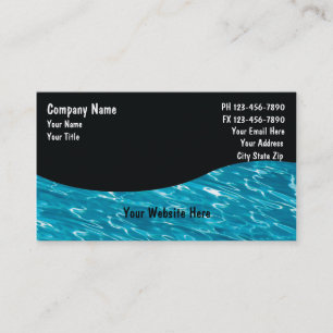 Pool Service Cards
