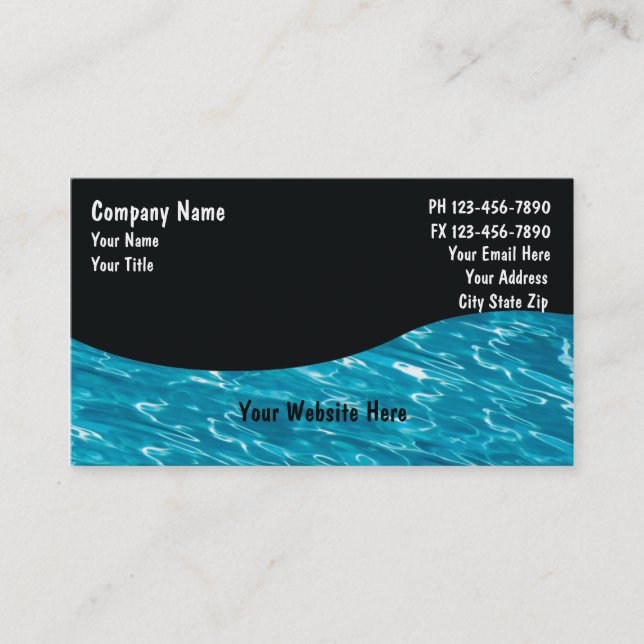 Pool Service Cards (Front)