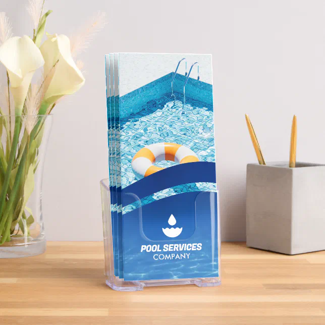 Pool Services Tri-Fold Brochure | Swimming Pools