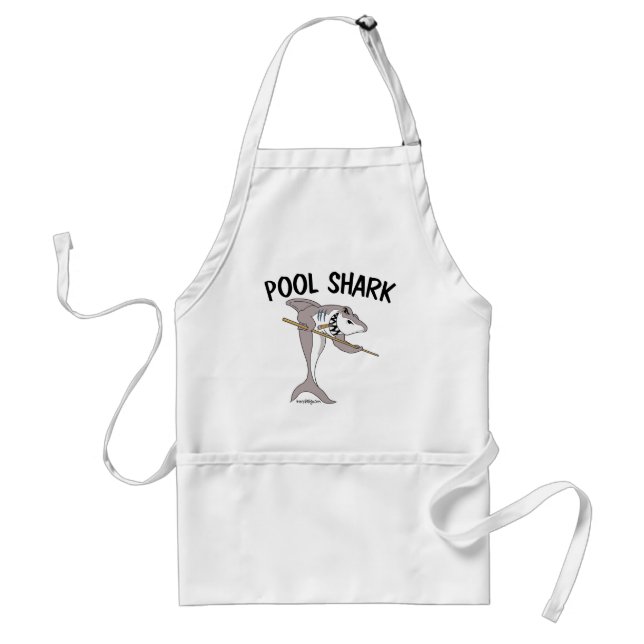 Pool Shark Adult Apron (Front)