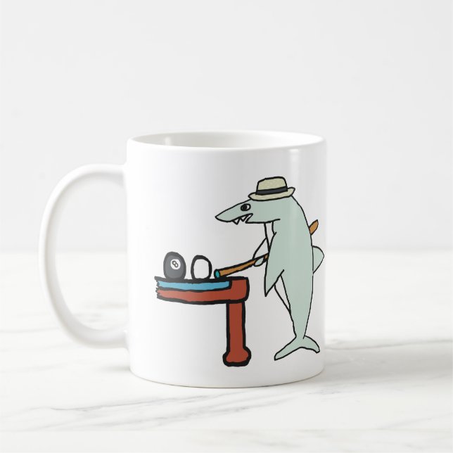 Pool Shark Coffee Mug (Left)