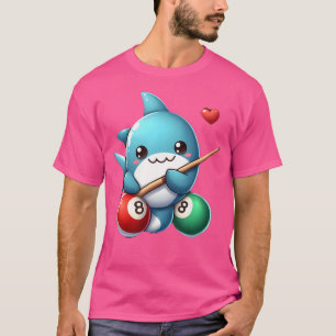 Pool Shark Cute 8 Ball Billiards T-Shirt