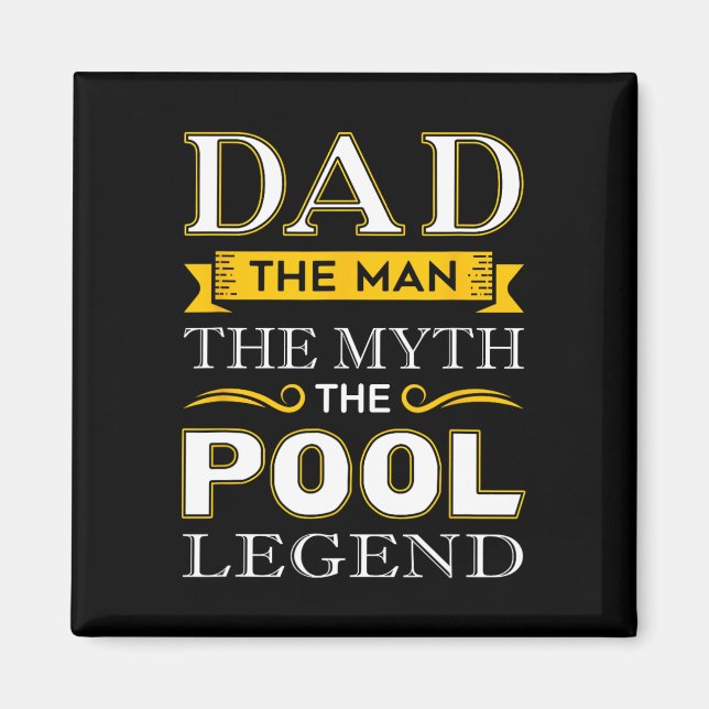 Pool Shark Dad Gifts For Billiards Dads  Magnet (Front)