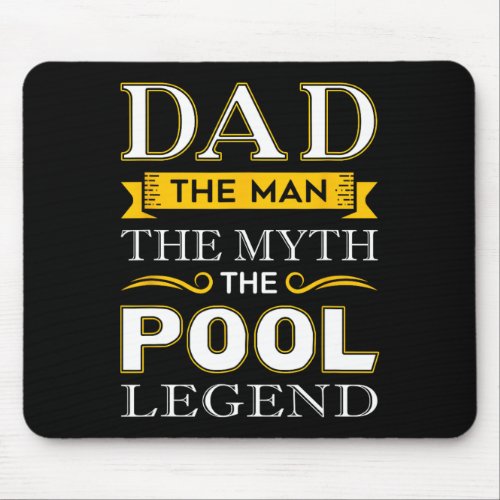 Pool Shark Dad Gifts For Billiards Dads  Mouse Pad