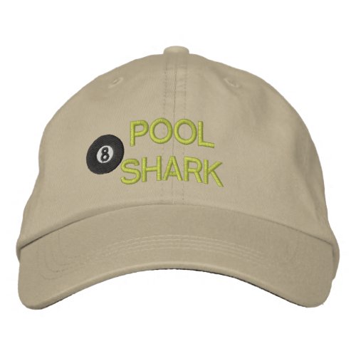 Pool Shark Embroidered Hat