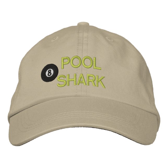 Pool Shark Embroidered Hat (Front)