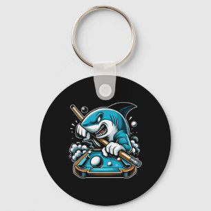 Pool Shark Funny Pool Player Billiards Billiard 8- Keychain