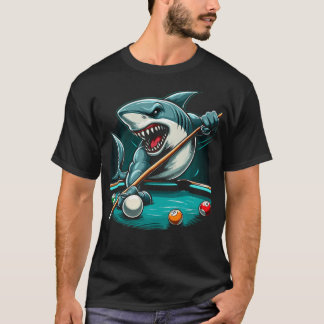 Pool Shark Funny Pool Player Billiards Billiard 8- T-Shirt
