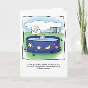 Pool Shark Humorous Birthday Card