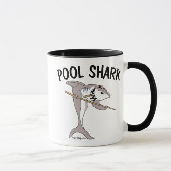Pool Shark Mug by ironydesigns at Zazzle