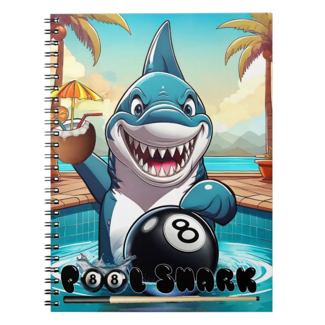 Pool Shark  Notebook (Front)