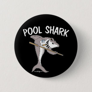 Pool Shark Pinback Button