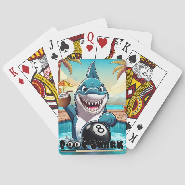 Pool Shark  Poker Cards (Back)